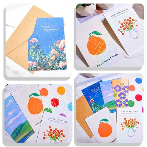 Image of 40 Sheets Vinyl Sticker Paper, Holographic Stickers, Self Adhesive Lamination Sheets for Laptop Bike Car Table Mobile Phones, 8.5x11 Inch Sticker Paper for DIY Crafts and Personalization