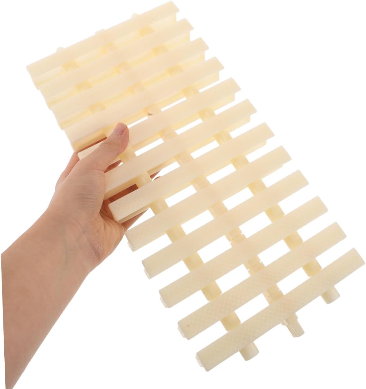 BESPORTBLE Mailbox Plastic Drainage Mat Liner 15x30cm, Non-Slip Poolside and Patio Floor Grating Protector for Wet Areas and Elderly Safety