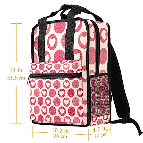 Sac à dos pour garçons multicolore 14 pouces à motif géométrique
