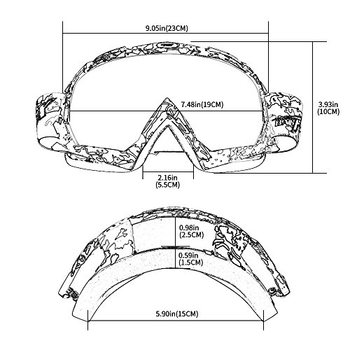 BATFOX Motorcycle ATV Goggles Dirt Bike Motocross Safety ATV Tactical Riding Motorbike Glasses Goggles for Men Women Youth Fit Over Glasses UV400 Protection Shatterproof(purple)
