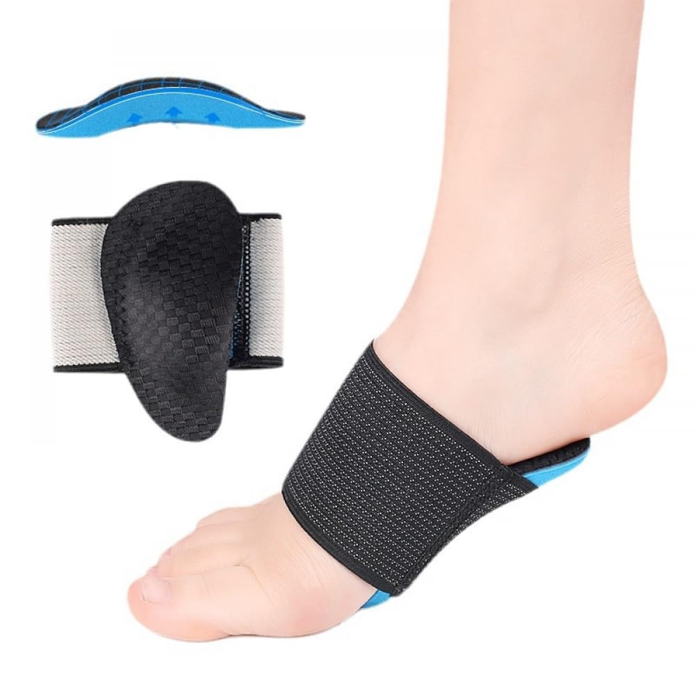 Weiara Arch Support Brace (2 Pack), Foot Arch Support for Plantar Fasciitis Relief Flat Foot/High Arch Support Inserts Flat Foot Pain Relief for Women/Men