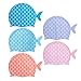 Kangnice Kids Stretch Swimming Hat Cute Cartoon Fish Silicone Swim Hat Comfortable Waterproof Bathing Pool Hat for Childrens Swimming Hat