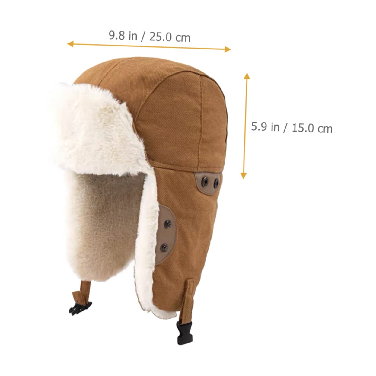 BESPORTBLE Cappello Unisex Spesso e Antivento con Orecchie e Fodera per attività e Escursioni Inverno