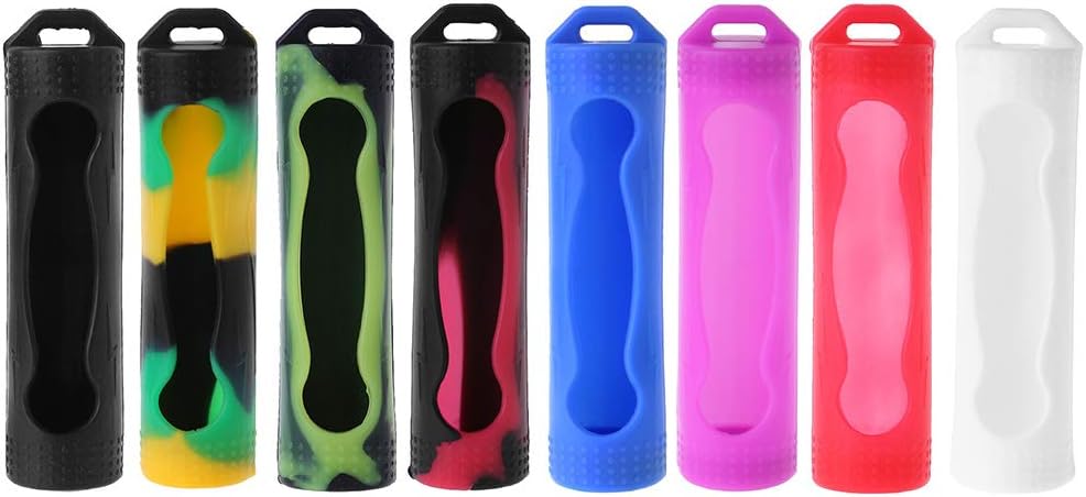 ljhnba 18650 Battery Silicone Protective for Case Battery Storage Containers Box Holder Batteries Protective Bag Pouc