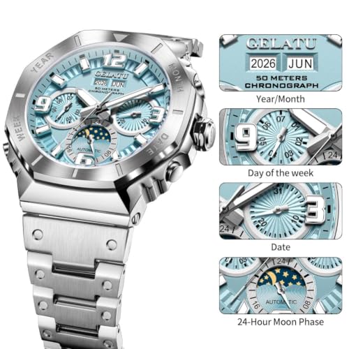 Image of OLEVS Automatic Watches for Men Business Dress Mechanical Luxury Wristwatch