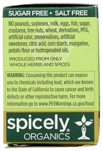 Spicely Organic Lavender 0.10 Ounce ecoBox Certified Gluten Free