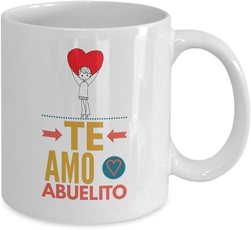 Miniatura 2 de Regalo para abuelo  Taza de Cafe para abuelito  Perfecto regalo para tu abuelo y padrinos  Vaso con afirmaciones positivas, personalizadas, inspira,