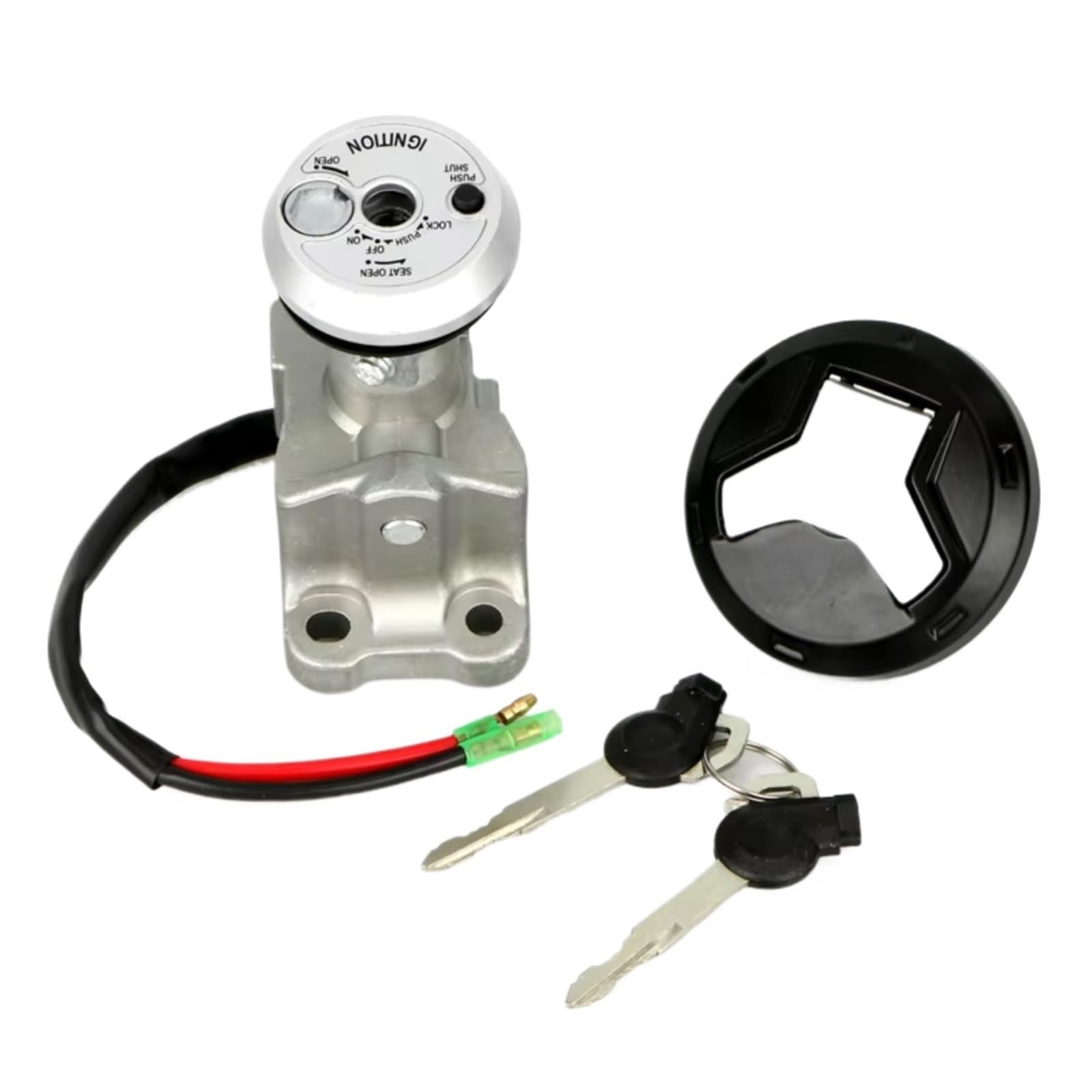 Cerradura Encendido Moto Compatible con Yamaha para NMAX 155 2015-2019 Interruptor De Encendido De Motocicleta Tanque De Gasolina para Tapa De Bloqueo De Gasolina con Llave