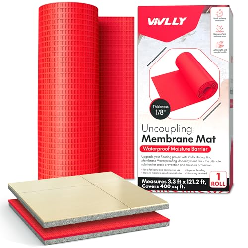 Uncoupling Membrane for Tile 400 Sq Ft (3.3 ft x