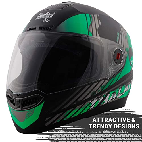 Image of Steelbird SBA-1 Thalaiva Full Face ISI Certified Helmet