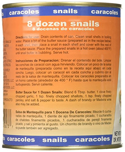 Roland Foods Consul Very Large Escargot Snails, 28 Ounce Can, Pack of 2 - Thumbnail 2
