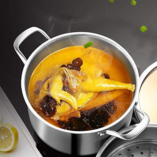 Casserole steamer insert PNAWLLCF en acier inoxydable superposable - 4