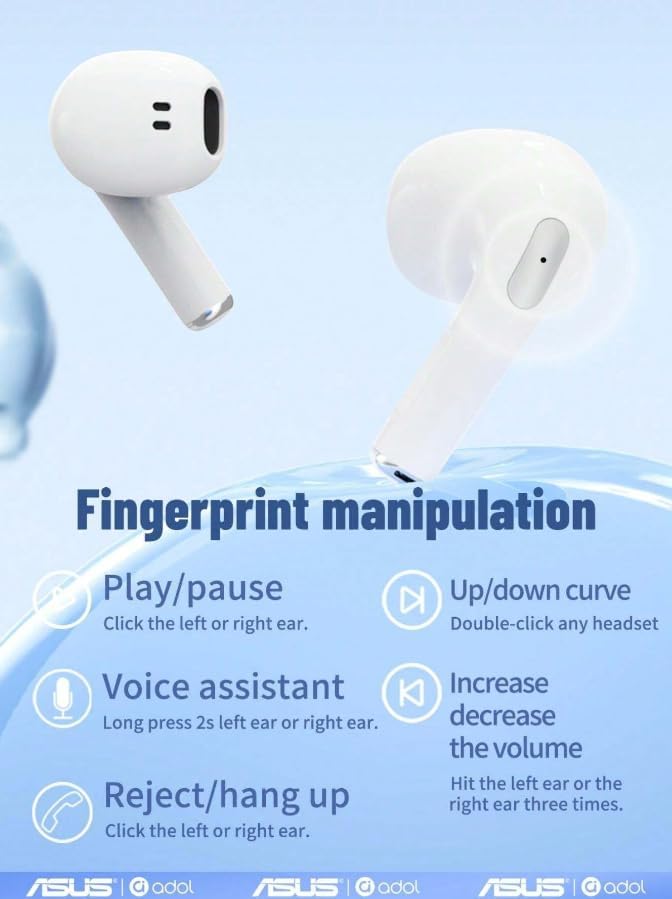 ASUS Adol Earbuds Touch Control Guide