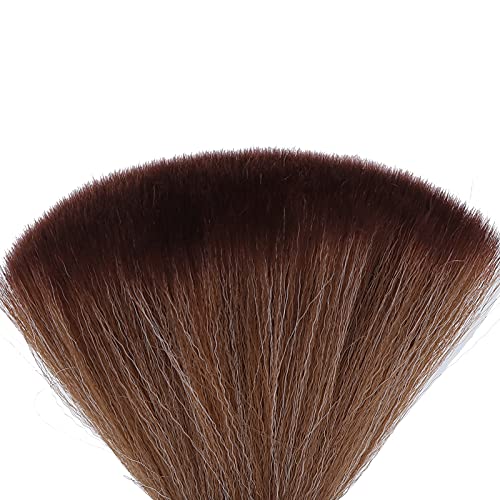 ZheHanWUFB Herren Rasierpinsel Weicher Nylon-Rasierpinsel für gebrochenes Haar mit Holzgriff Herren, gebrochene Haarbürste antistatische Nackenbürste (Schädelform) - Image 3