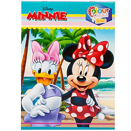 Malbuch/Malblock - A5 - Disney - Minnie & Mickey Mouse - mit vielen Sticker & Aufkleber - 32 Seiten - Mädchen - Dickes… – Bild 5