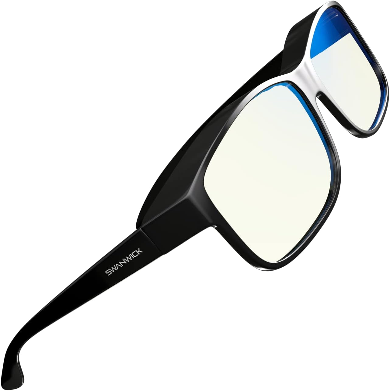 Swanwick Blue Light Blocking Fitover Glasses for Women, Men Anti Eyestrain Headache for Computer, Gaming, TV, Phone Screen