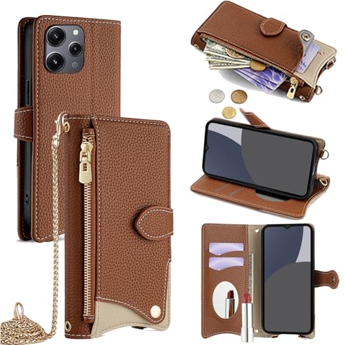 For Redmi 12 5G �P�[�X �蒠�^ �V�����_�[ For ���b�h�~�[12 5G �J�o�[ ���z�^ ���|�� ��+�c 2�|���� �΂߂��� ���ϋ��t�� ������� �W�b�p�[���K���� �J�[�h���[ ���u�� �����O�X�g���b�v �ω��� PU���U�[ �h�w�� ���ϋv��