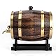 3L Eiche Holz Weinfass Retro Holzmaserung Eiche Holz Wein Eimer Behälter Wein Brandy Whisky Bourbon Tequila Eiche Fass mit Wasserhahn