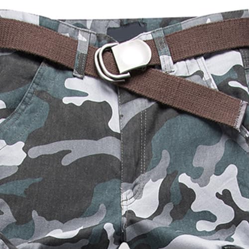 Pantalones Cargo de Camuflaje para Hombre, Informales, tácticos, Softshell, Ligeros, de Trabajo, Impermeables, para Acampar y Senderismo, con múltiples Bolsillos - imagen 4