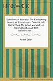 Schriften zur Literatur. Die Entdeckung Amerikas. Literatur und Gesellschaft. Der Mythos. Mit einem Vorwort von Italo Calvino. (Aus dem Italienischen von Erna und Erwin Koppen.) - Cesare Pavese