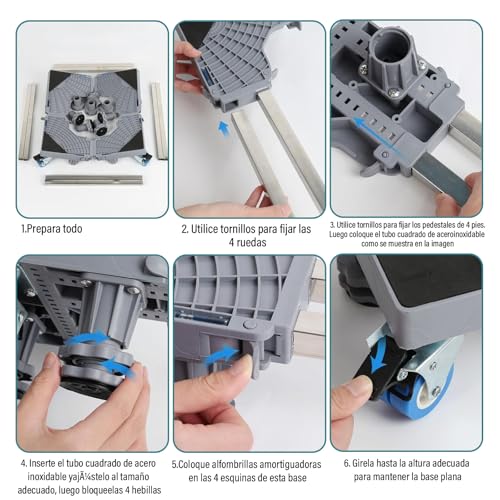 La Mejor Recopilación de Base Con Ruedas para Lavadora los más solicitados. 9 Imagen adicional