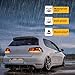VLAND Led Tail lights Compatible with Golf 6 MK6 2010-2014, Full LED Rear Lamp Assembly with Sequential Turn Signal, Brake, DRL, Reverse and Fog Light, Smoke Lens