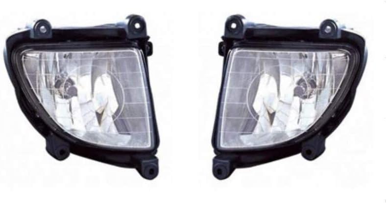 CarLights360 For Kia Sportage Fog Light Assembly 2006 2007 2008 Driver and Passenger Side Pair | KI2592113 | KI2593113 | 92201 1F001