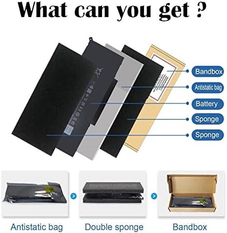 VKMAPIP F3YGT DM3WC Battery for Dell Latitude 7480 7390 7280 7290 7380 7490 E7280 E7480 E7490 12 7000 13 7000 14 7000 Series P73G P73G002 P29S002 ODM3WC DM6WC 2X39G KG7VF 451-BBYE 453-BBCF f3ygt