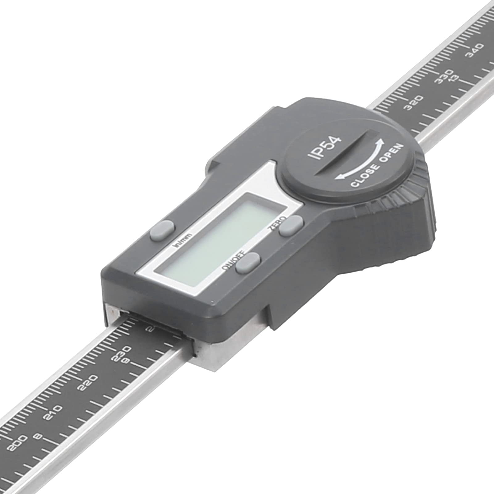 Digitales Display-Lineal, Genaues, Hochwertiges Messmessgerät für Drehmaschinen-Ausgangsmessschieber, 0–400 Mm, Aluminiumlegierung