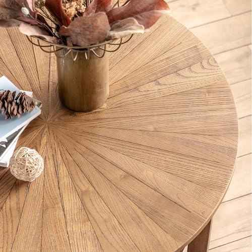 DS-HOMEPORT-Round-Coffee-Tables-for-Living-Room-2-Tier-Wood-Circle-Coffee-Table-with-Storage-Farmhouse-Wooden-Rustic-Round-Coffee-Table