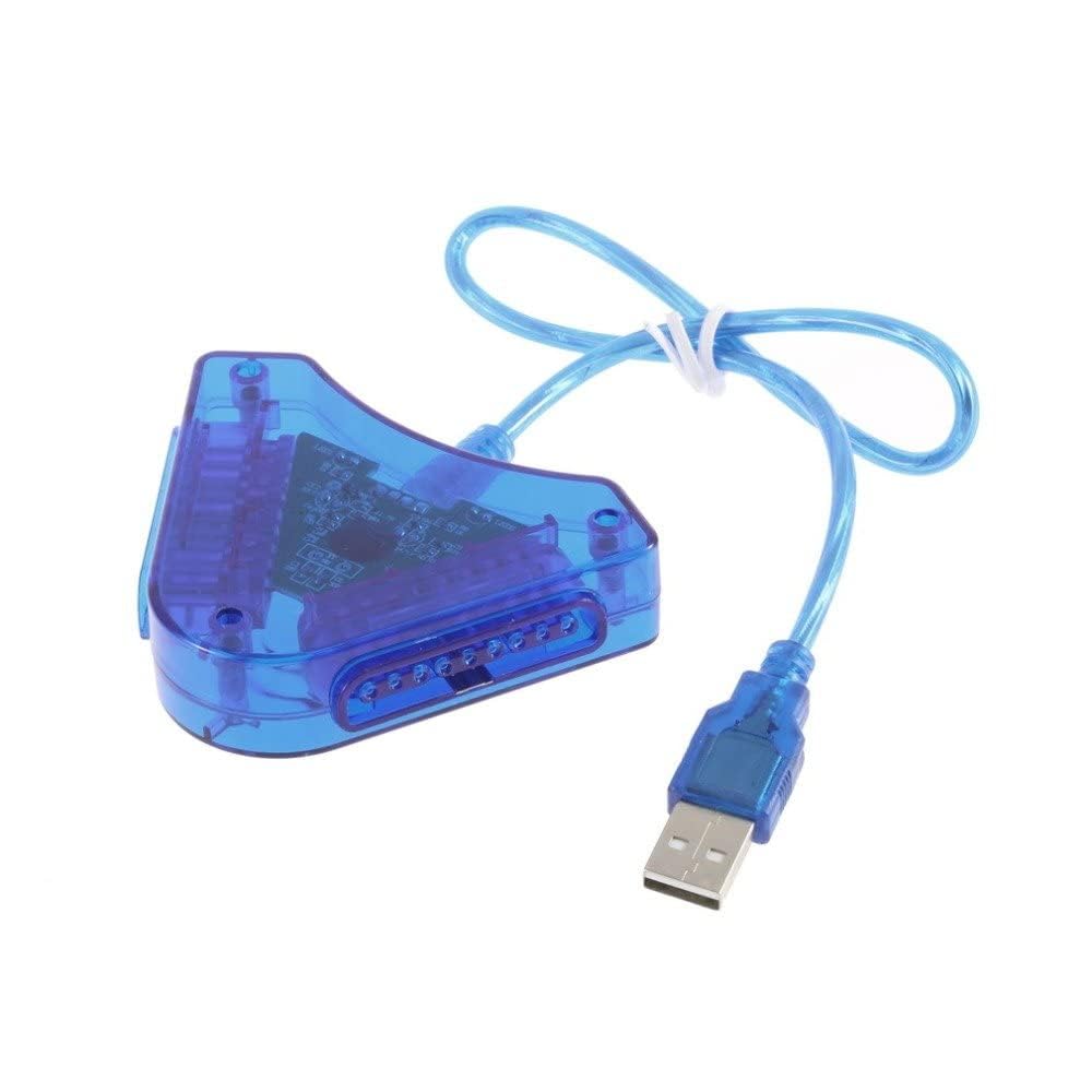 GAMENOPHOBIA PS2 to PC USB Gamepad Converter - Dual Controller Adapter for PlayStation 2 (PS2) Controllers, Guns & Dance Pads - Compatible with PC Emulators - Supports Vibration & Analog Control-image-14