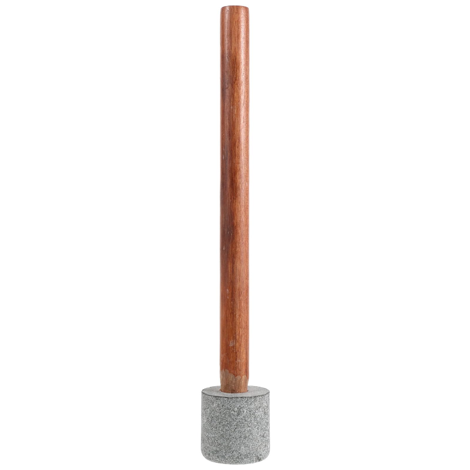 Ergonomischer Holzgriff und Granitmaterial Pickle Stampfer für Einmachgläser mit Einfacher Wartung zum Fermentieren und Einlegen zu Hause
