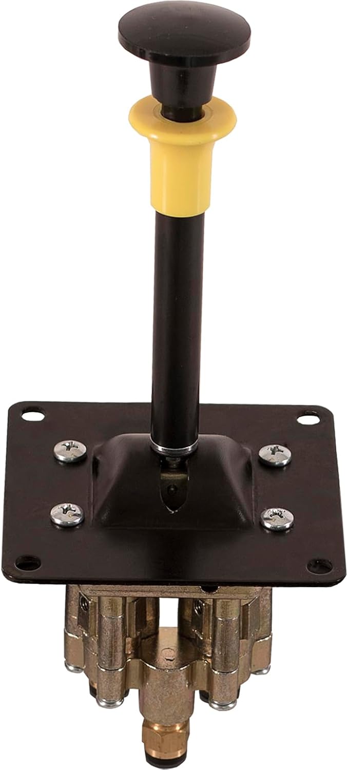 Buyers Products BAV040 4-Way, 3-Position Manual Air Control Valve, Non-Feathering, Locking Neutral Control Only, Pneumatic Air Shift Pump