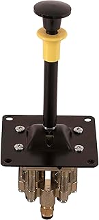 Buyers Products BAV040 4-Way, 3-Position Manual Air Control Valve, Non-Feathering, Locking Neutral Control Only, Pneumatic Air Shift Pump