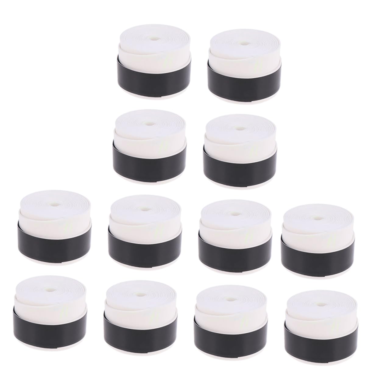 Toddmomy Tennis Racket Grip Bands Squash Racket Wrapping Tape Tape for Badminton 12pcs Soft Overgrip Sweat Absorbent Straps