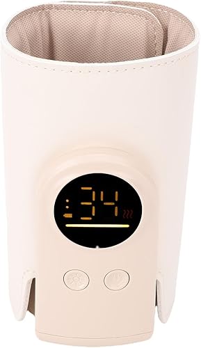 Calentador de biberones recargable por USB, portátil, calentador de botella de leche, control de temperatura, manga aislada para viajes,