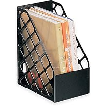 Office Depot 30٪ ملف مجلة شبكي بلاستيكي معاد تدويره ، كبير ، أسود ، 10412