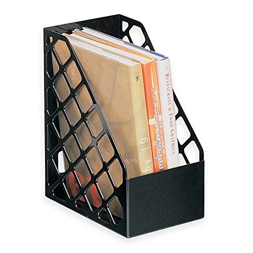Office Depot 30% Recycled Mesh Plastic Magazine File, Large, Black, 10412