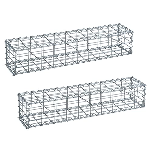 Estexo Spiral Steingabionen, Gabione, Steinkorb, Wand, Drahtkorb, Mauer (2...