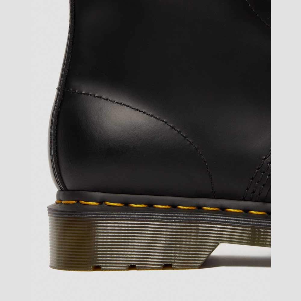 Dr. Martens 101 Smooth Stivaletti con Lacci, Unisex - Adulto, Nero (Black Vintage), 44 EU