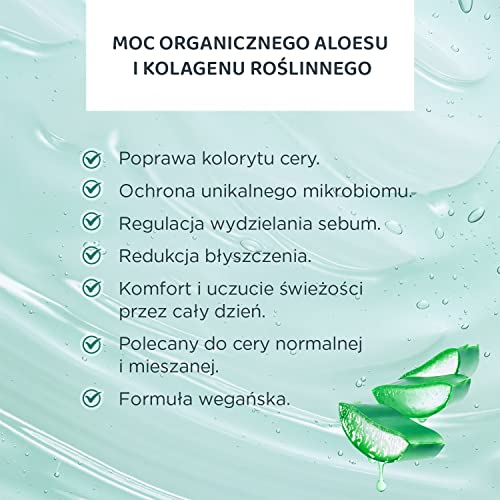 Eveline Cosmetics Organic Aloe+Collagen Gel Viso Effetto Matte 50 Ml - 6