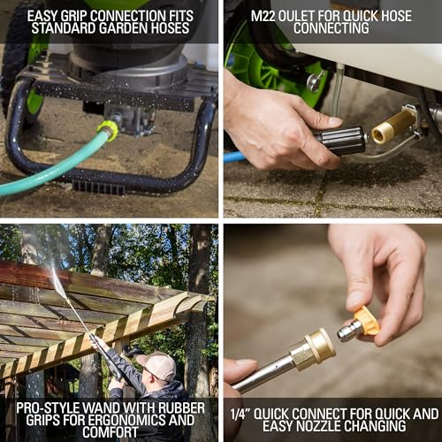 Greenworks GPW2300 2300 Psi Trubrushless (2.3 Gpm) Electric Pressure Washer thumb #6