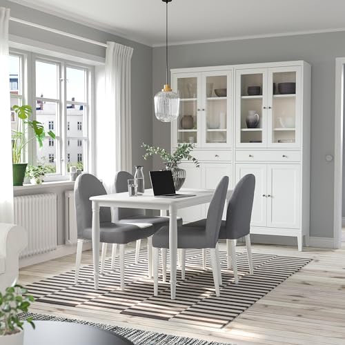 Table à manger DANDERYD blanche 130 cm : la solution parfaite pour les petits espaces