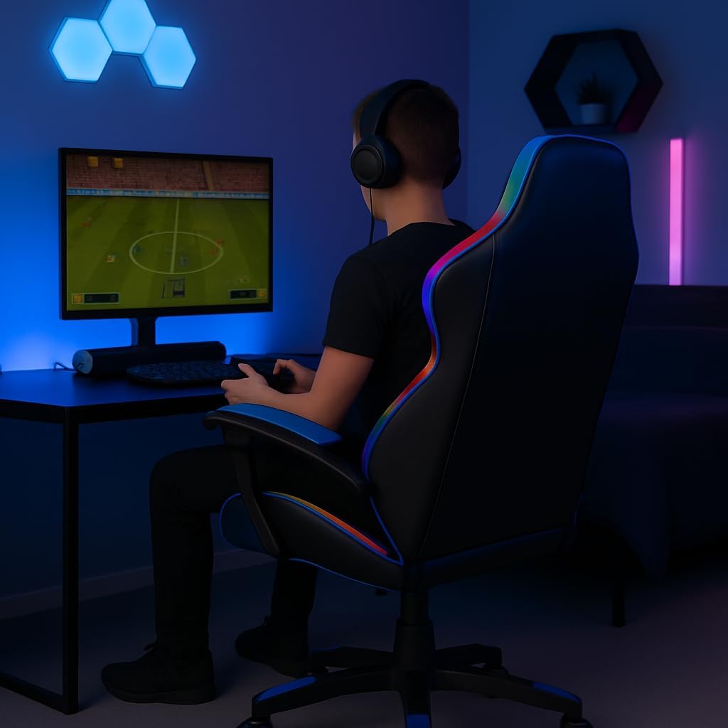 User sitting in TITANO Gamer Chair