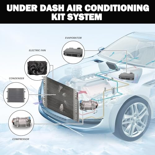 Aspligo 12V Under Dash AC Kit