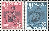 442-443 (kompl.Ausg.) Prophila Collection Norwegen 442-443 (kompl.Ausg.) 1960 Weltflüchtlingsjahr 1959/60 (Briefmarken für Sammler)