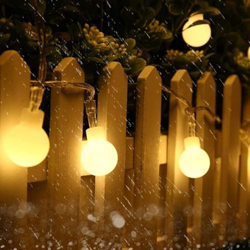 15M/49ft 120 LED Fairy Lights Plug in Powered, 8 Modes Christmas Lights Outdoor/Indoor, Garden Lights for Patio, Gazebo, Bedroom, Party Decorations (Warm White, 120LED) - Image 3