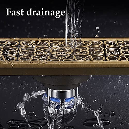 Siphon de sol anti-odeur et caniveau de douche linéaire pour stopper les bouchons - 7
