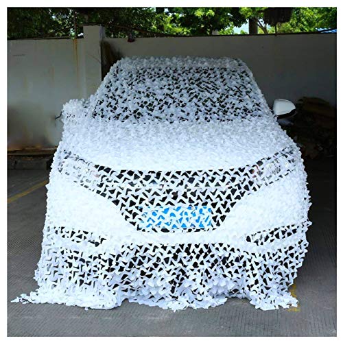 Tarnnetz Weiß 3m x 4m Leichtes Armee-Tarnnetz for Gartenterrasse Pavillon Balkon Pergola Dekorationsbeständiger Camping… – Bild 8