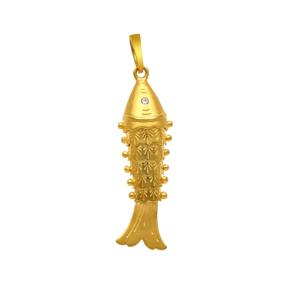 joyalukkas Impress Collection 22k (916) Yellow Gold Pendant-picture-28